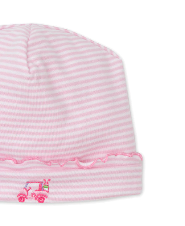 Hole In One Stripe Hat, Pink