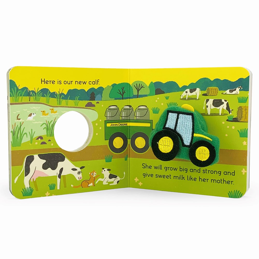John Deere Kids I Am a Tractor Finger Puppet Book