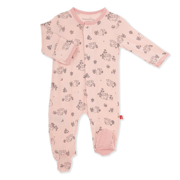 Koala Cuddles Modal Magnetic Footie, Pink