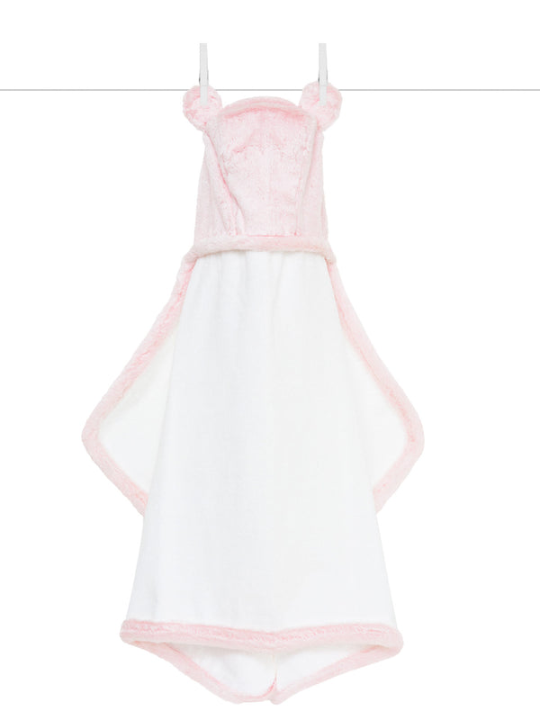 Luxe Hooded Baby Towel, Pink