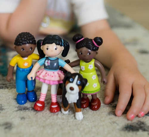 Little Friends Lara Doll with Black Pigtails