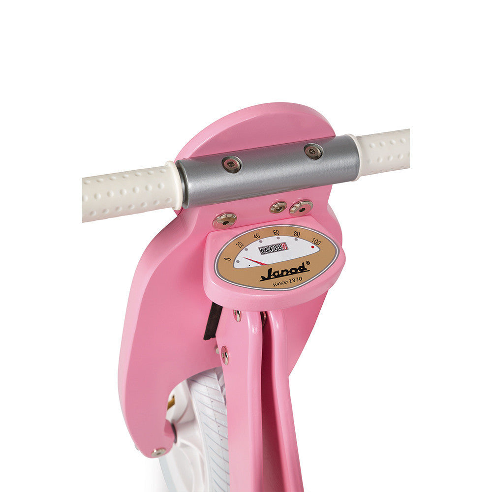 Mademoiselle Pink Scooter Balance Bike (Wood)