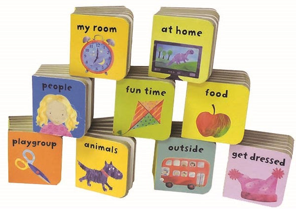 My First 100 Words - 9 Mini Books Set