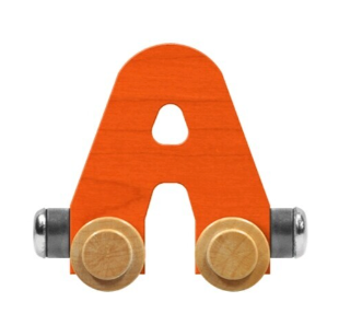 NameTrains Bright Letter A