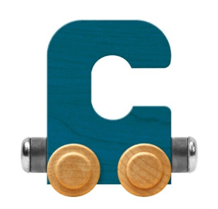 NameTrains Bright Letter C