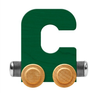 NameTrains Bright Letter C