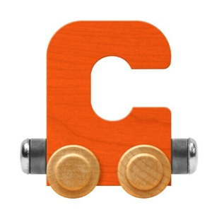 NameTrains Bright Letter C