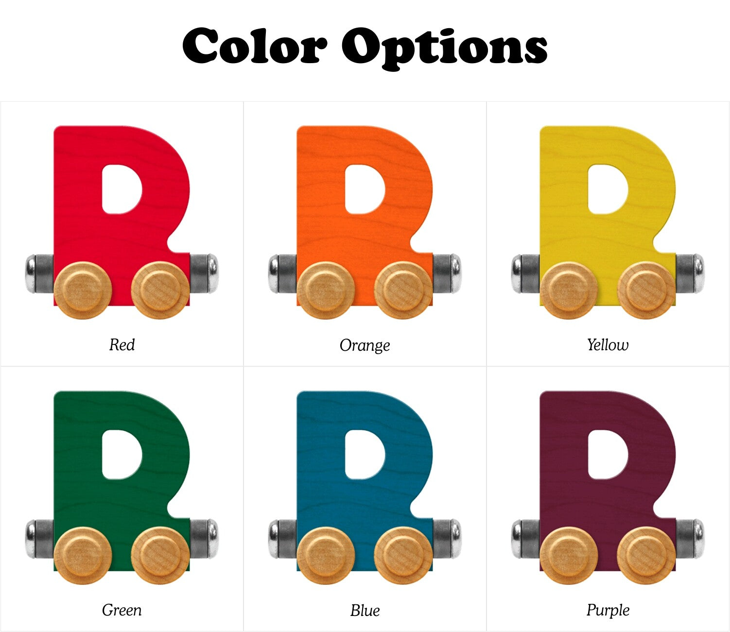 NameTrains Bright Letter D