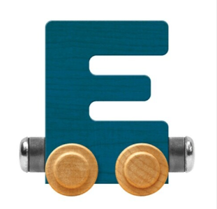 NameTrains Bright Letter E