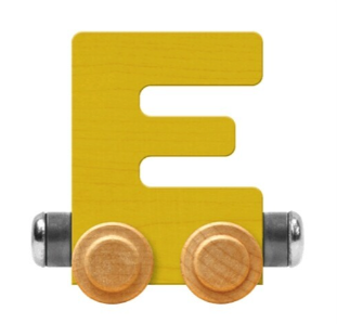 NameTrains Bright Letter E