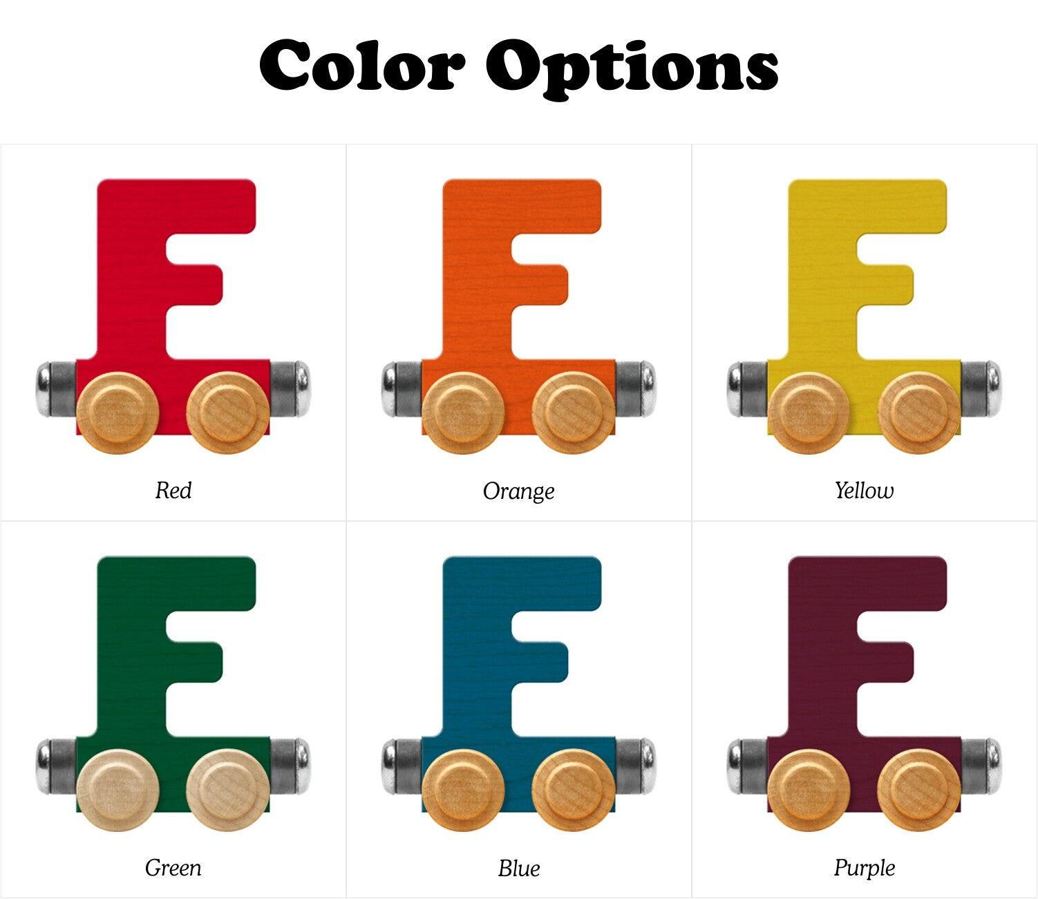 NameTrains Bright Letter F