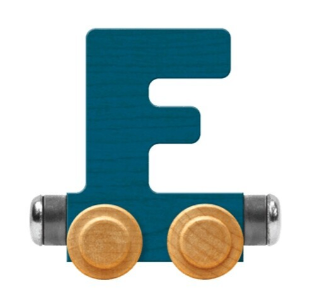 NameTrains Bright Letter F