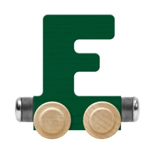 NameTrains Bright Letter F