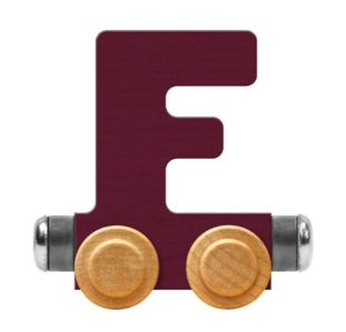NameTrains Bright Letter F