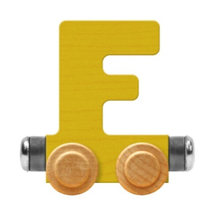 NameTrains Bright Letter F