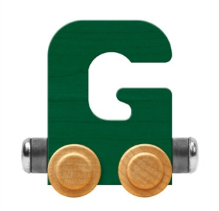 NameTrains Bright Letter G