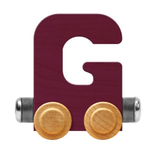 NameTrains Bright Letter G