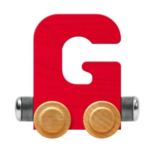 NameTrains Bright Letter G