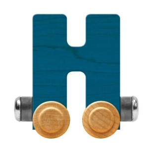 NameTrains Bright Letter H