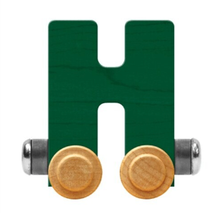 NameTrains Bright Letter H
