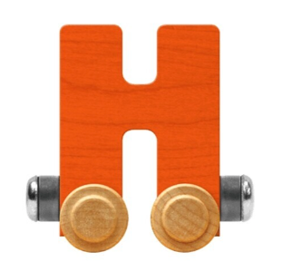 NameTrains Bright Letter H