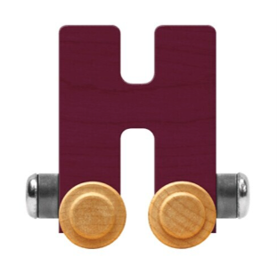NameTrains Bright Letter H