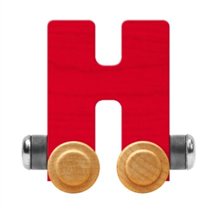 NameTrains Bright Letter H