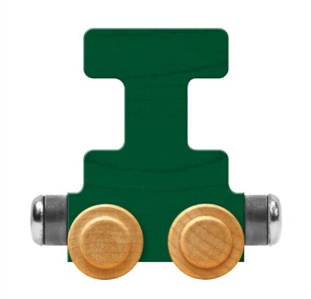 NameTrains Bright Letter I