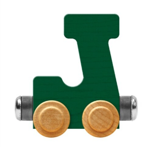 NameTrains Bright Letter J