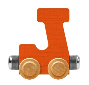 NameTrains Bright Letter J