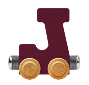 NameTrains Bright Letter J