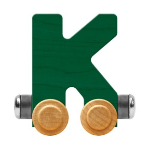 NameTrains Bright Letter K