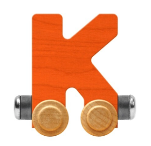 NameTrains Bright Letter K