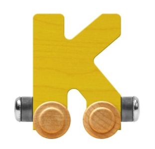 NameTrains Bright Letter K