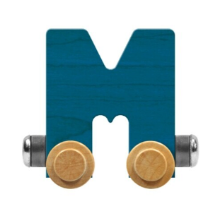 NameTrains Bright Letter M