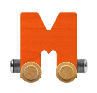 NameTrains Bright Letter M