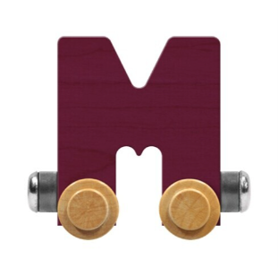 NameTrains Bright Letter M