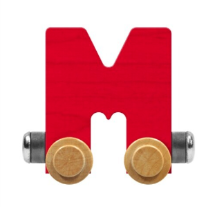 NameTrains Bright Letter M