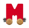 NameTrains Bright Letter M