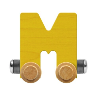 NameTrains Bright Letter M