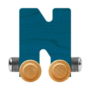 NameTrains Bright Letter N