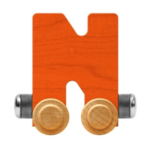 NameTrains Bright Letter N