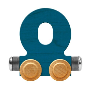 NameTrains Bright Letter O