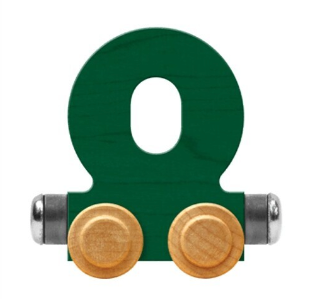 NameTrains Bright Letter O