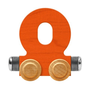 NameTrains Bright Letter O