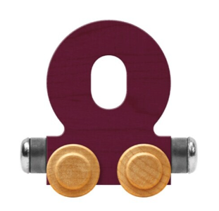 NameTrains Bright Letter O