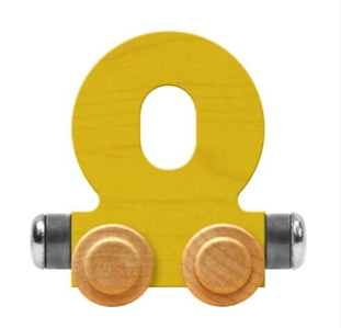 NameTrains Bright Letter O