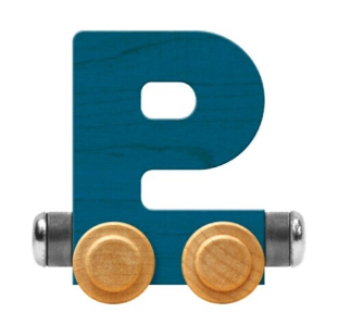 NameTrains Bright Letter P