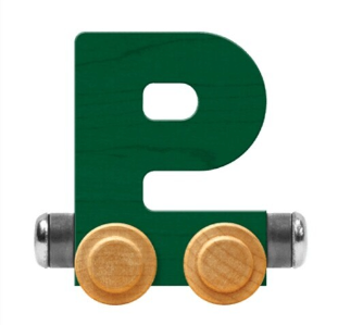 NameTrains Bright Letter P