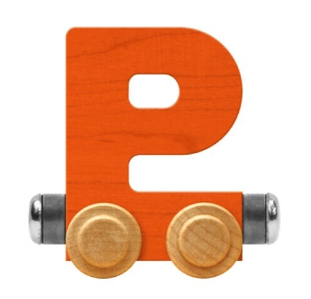 NameTrains Bright Letter P